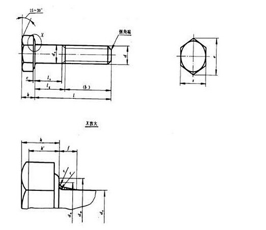 不銹鋼螺絲規(guī)格 常用螺栓的標準及規(guī)格表